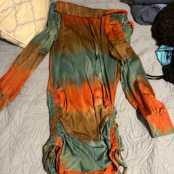 FASHIONNOVA DROP LOW DRESS WITH FLATTERING LOWER HALF (side strings as pictured) - Picture 2 of 7